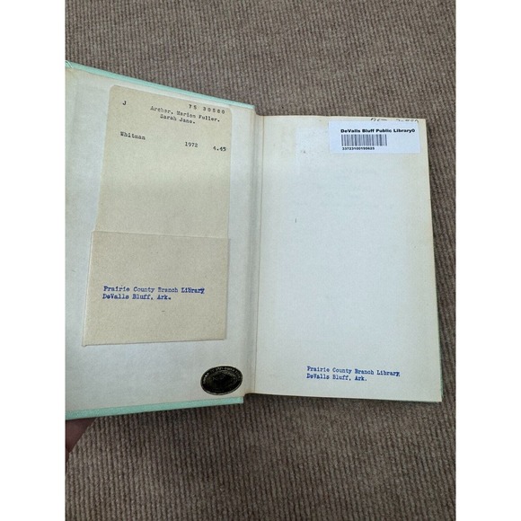 Vintage 1972 Sarah Jane by Marion Fuller Archer English Hardcover Book - Picture 5 of 9